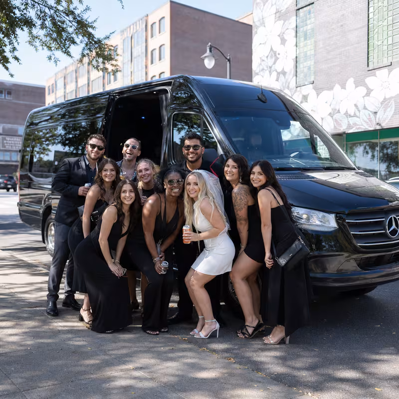 Kansas City Bachelor & Bachelorette Transportation fleet vehicle