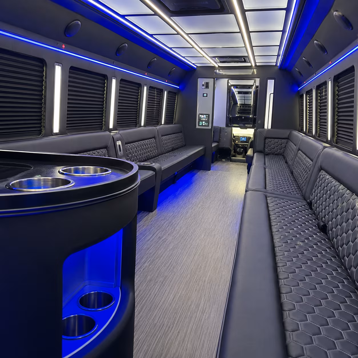 Kansas City Bachelor & Bachelorette Transportation party bus exterior