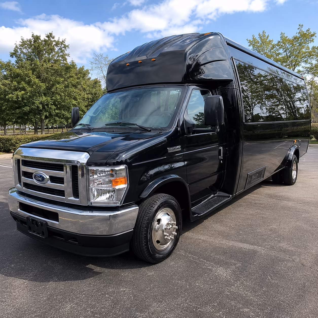Kansas City Bachelor & Bachelorette Transportation party bus exterior