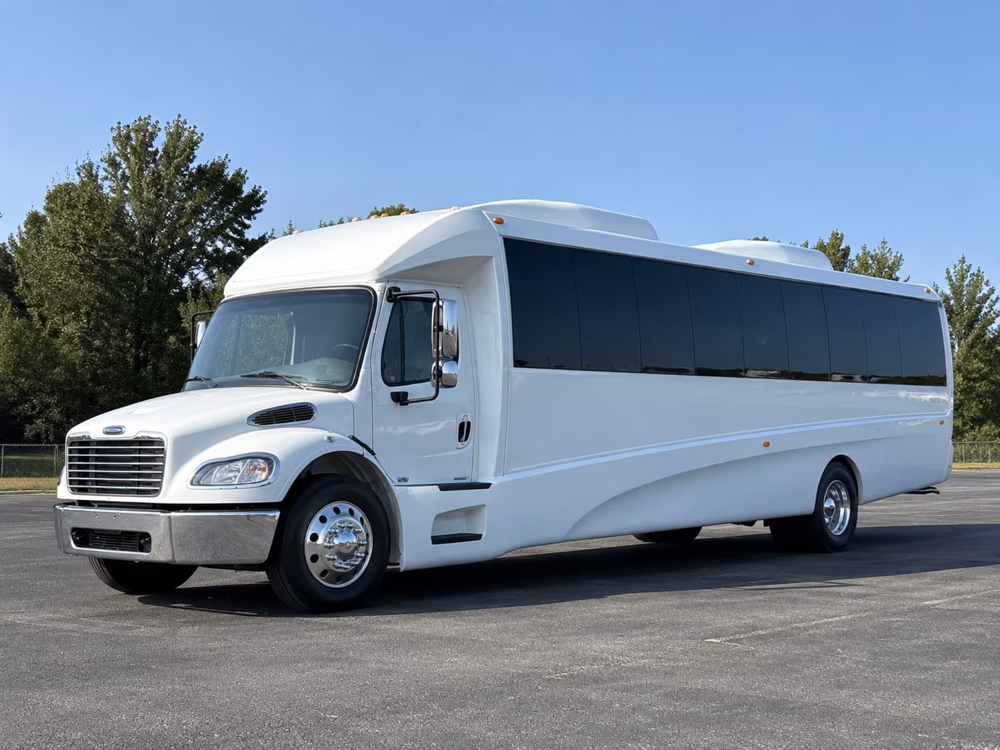 Kansas City Private Event Transportation party bus exterior