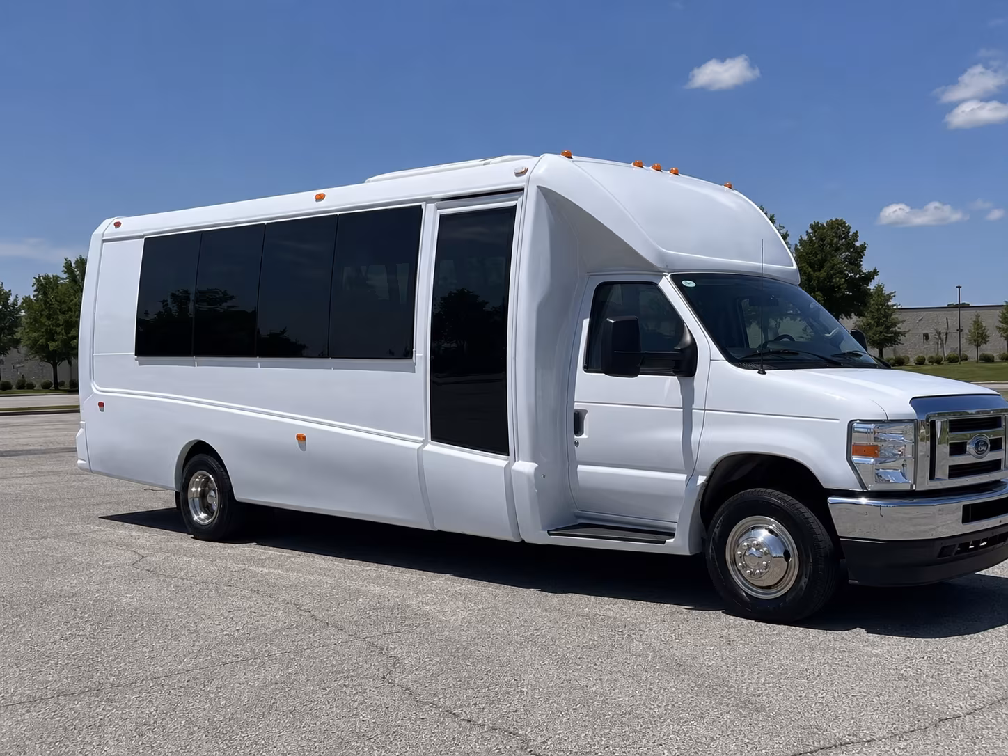 Kansas City Private Event Transportation party bus exterior