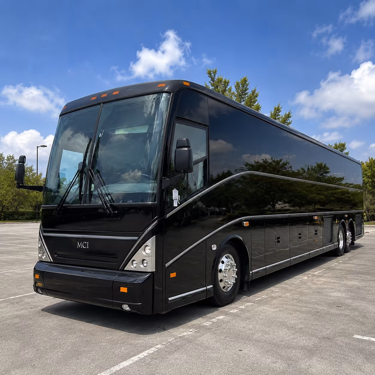 Kansas City School Event Transportation party bus exterior