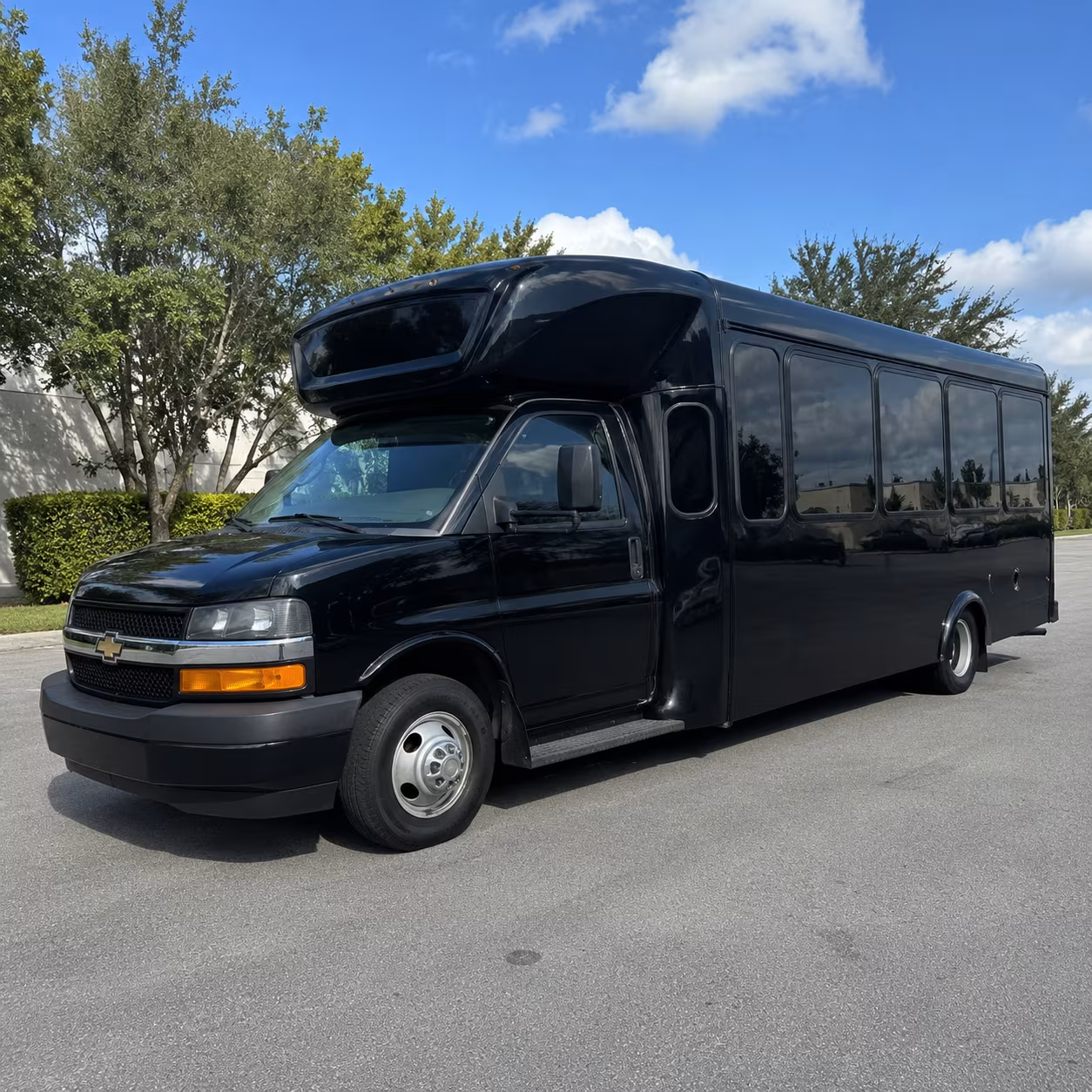 Kansas City Sporting Event Transportation party bus exterior