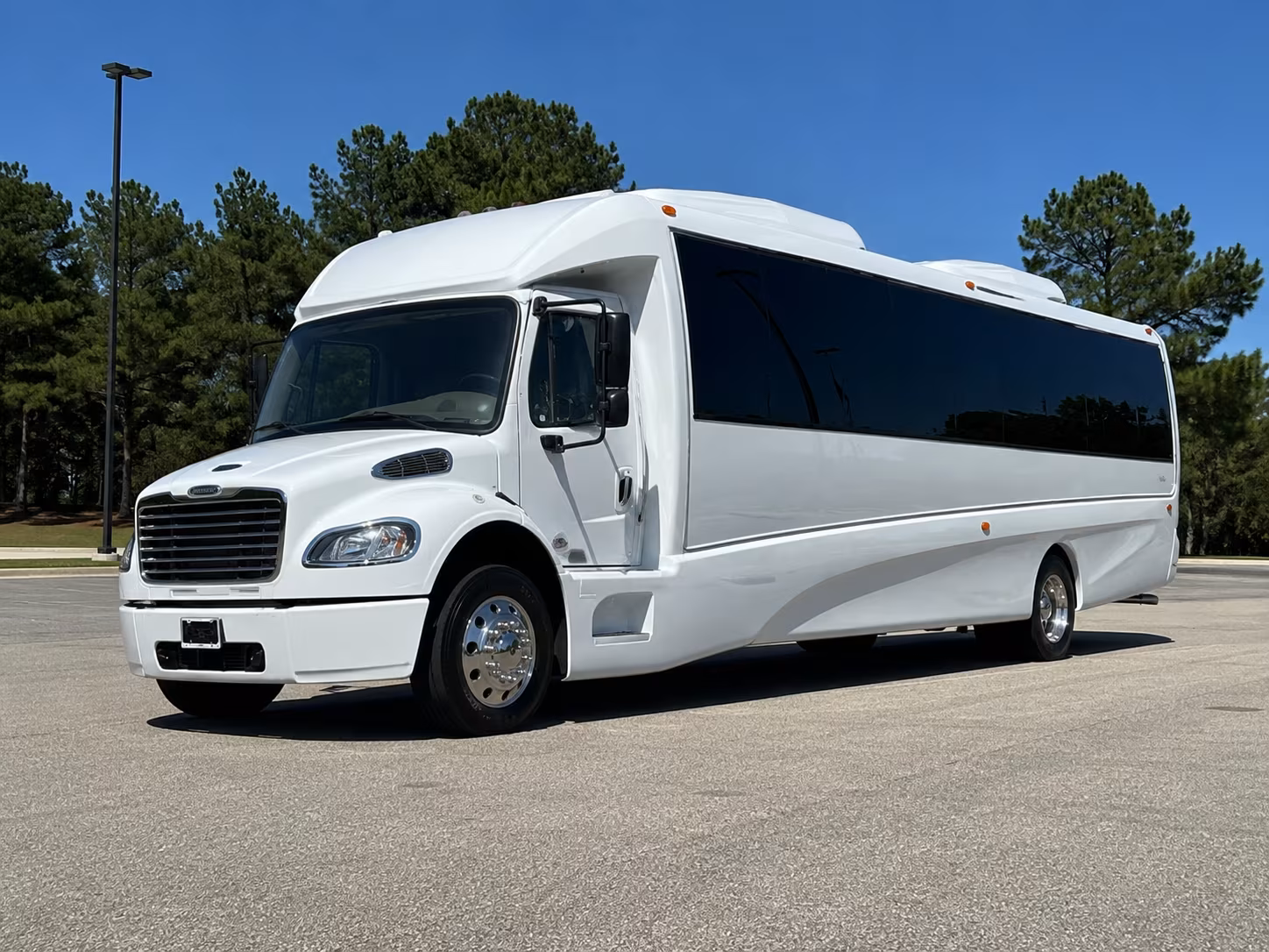 Kansas City Wedding Transportation party bus exterior