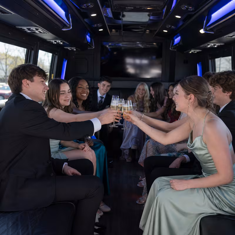 Kansas City Prom & Homecoming Transportation fleet vehicle