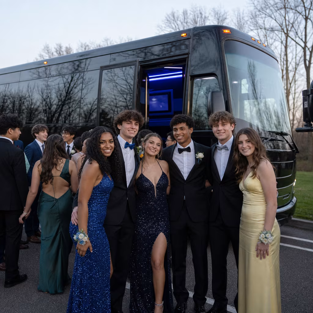 Kansas City Prom Party Bus Rental