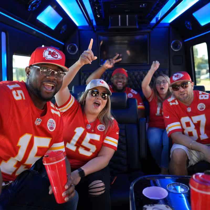 Kansas City Sporting Event Transportation fleet vehicle