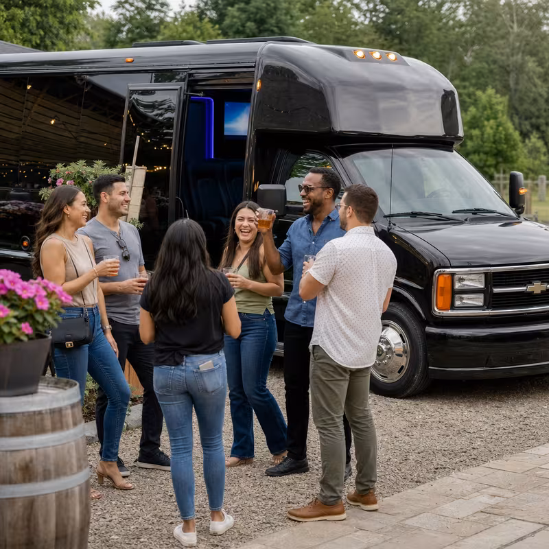 Kansas City Winery & Brewery Tour Transportation fleet vehicle